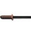 RIVETTI ALLUMINIO CHIODO ZINCATO PREVERN.RAME 100PZ
