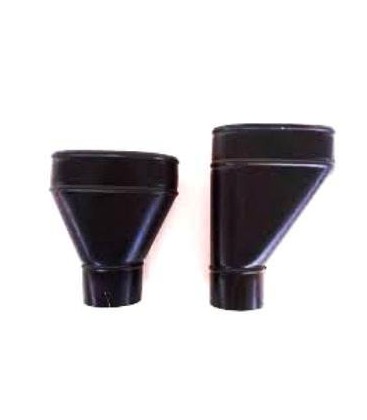 IMBUTO ALLUMINIO TDM centrale PER TUBO PLUVIALE - diametro 80