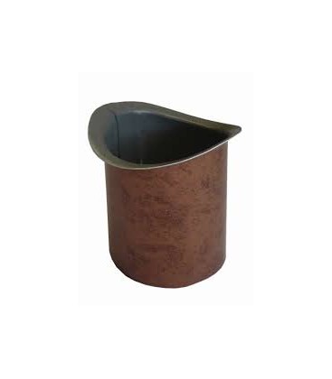 BOCCHETTA ALLUMINIO PER TUBO PLUVIALE PREV.RAME  SAGOMATA