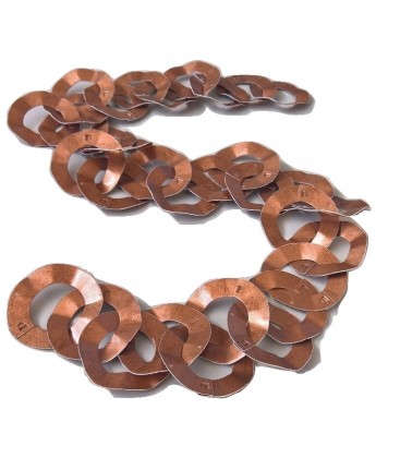 CATENA IN ALLUMINIO PREV. RAME PER GRONDAIA DA  MT1