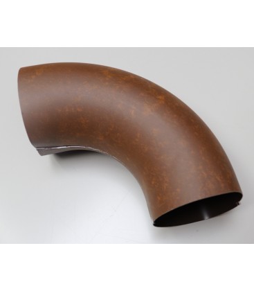 GOMITO PLUVIALE IN ALLUMINIO CORTEN 72°